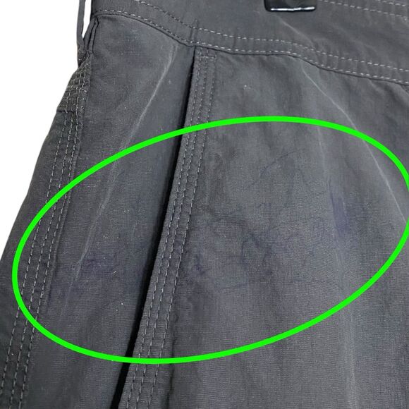 Eddie Bauer Pants Mens 38x32 Gray Travex Convertible Cargo Zip Off Lightweight - Picture 8 of 16